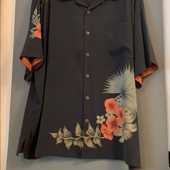 Vintage Tommy Bahama Flora 100% Silk Shirt - Picture 2 of 5